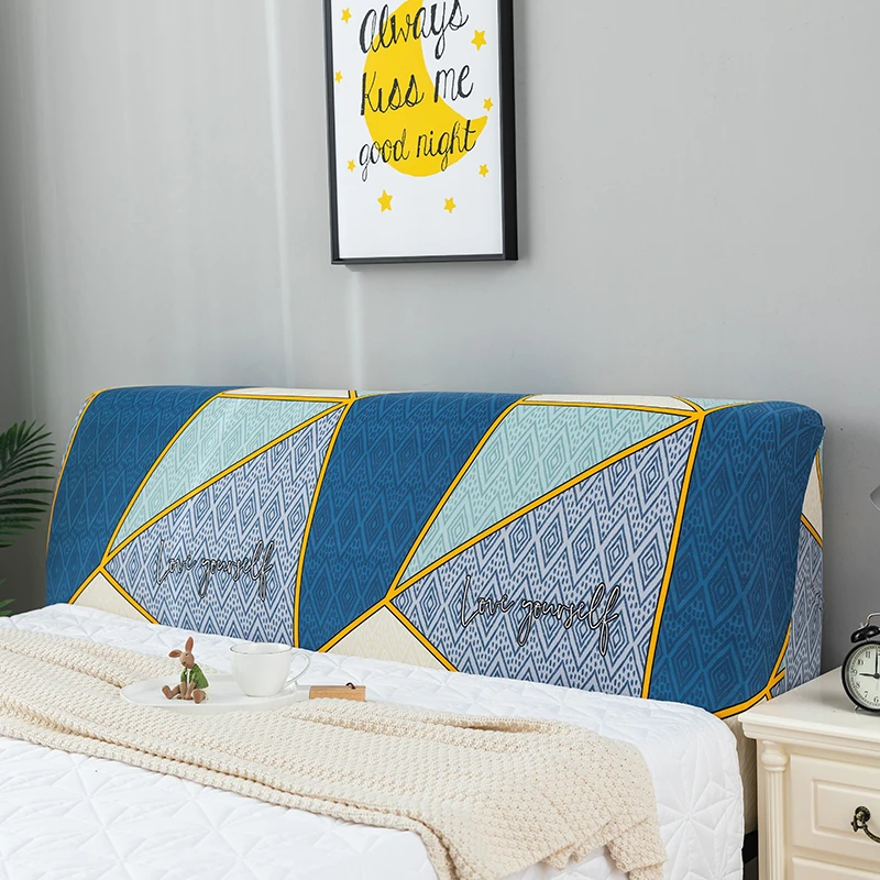 

Convenient Protection Bedhead Cover Dust Cover Nordic Elastic Bedroom Decor Bed Head Cover Bed Back Decorative Pillowcases