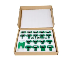 Ktag Kess без маркера Limited Professional ECU чип инструменты настройки работают идеально Красный pcb с BDM100 сканирующее устройство BDM Рамка инструмент - Цвет: 22pcs Adapters