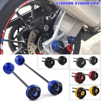motorcycle accessories front rear wheel protector axle fork crash slider for bmw s1000rr hp4 s1000r 2009 2020 2016 17 2018 2019