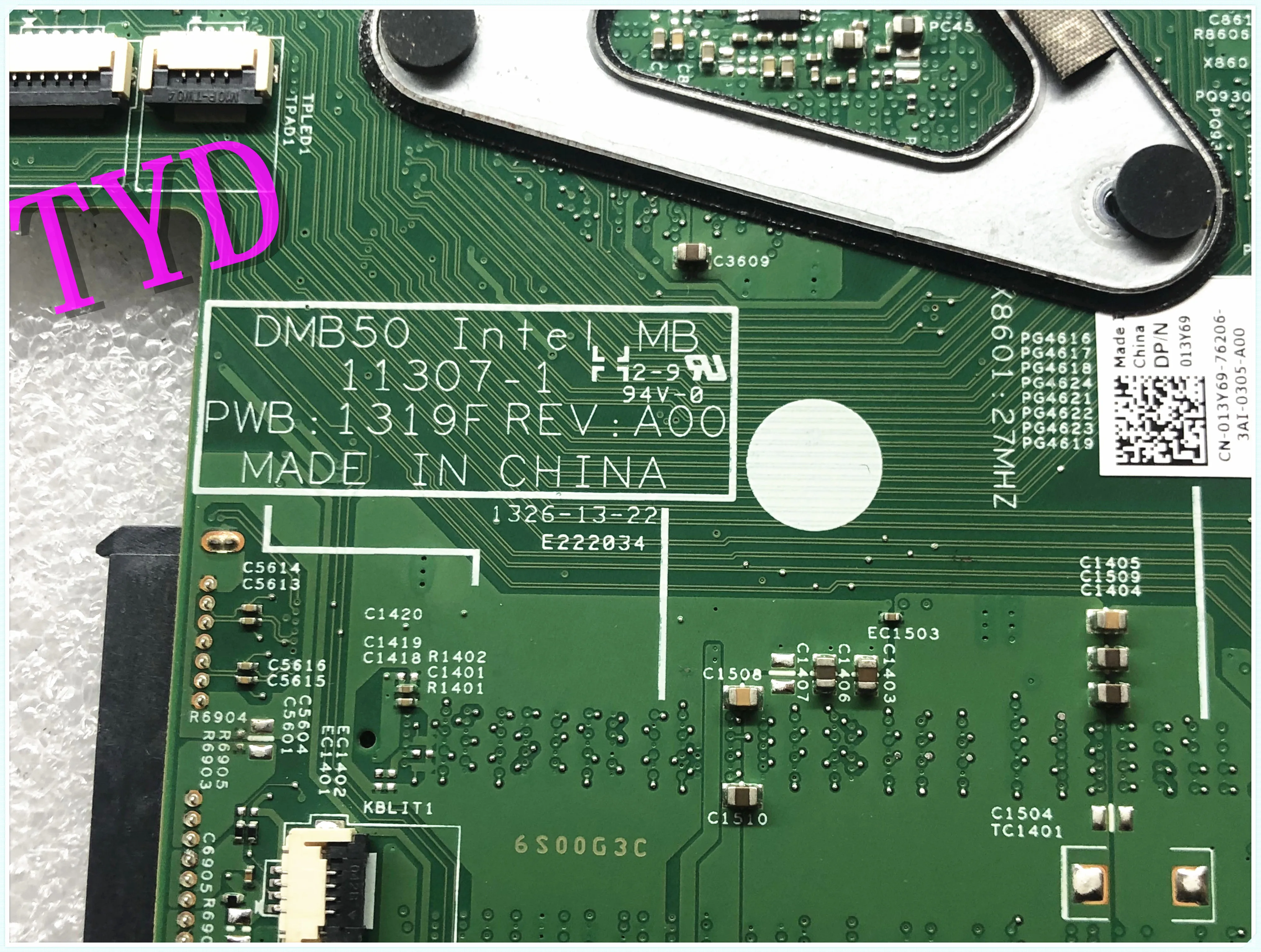 CN-013Y69 для Dell 15z 5523 оригинальная материнская плата i5-3337U FCBGA1023 DDR3 13Y69 013Y69 - купить по