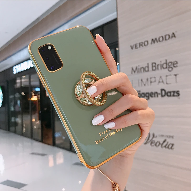 Чехол с лазерным покрытием 6D для Samsung Galaxy A 11 31 Мягкая силиконовая задняя крышка из