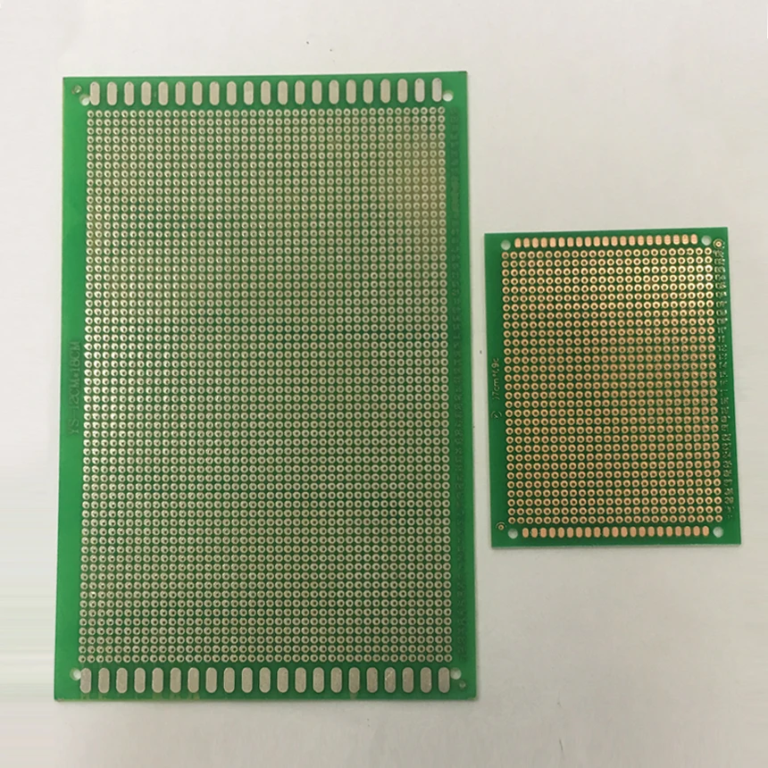 10*20 см 10x20 см 13*25 см 13x25 см 1,6 мм толщина одна сторона зеленый эпоксидное волокно стекло FR4 отверстие сварки тест универсальная печатная плата