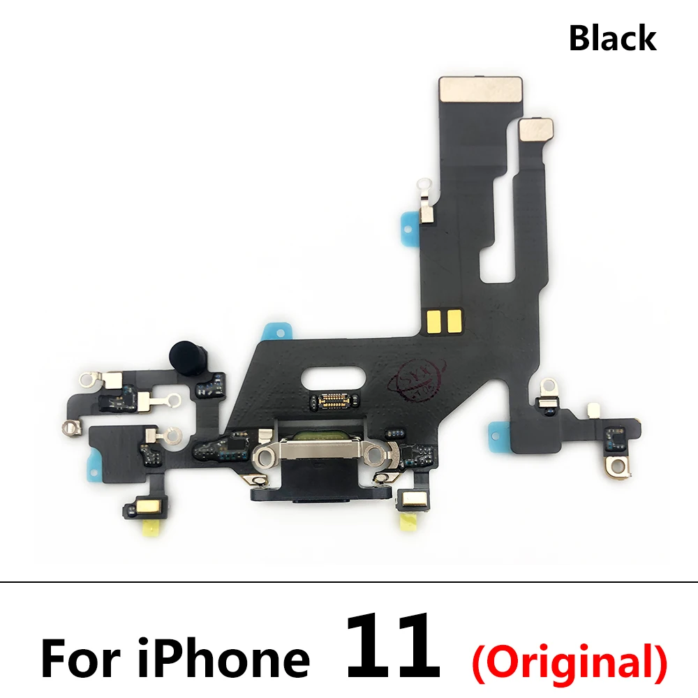 10 шт./лот для Iphone 11 Pro Max оригинальный новый USB-разъем зарядного порта гибкий кабель