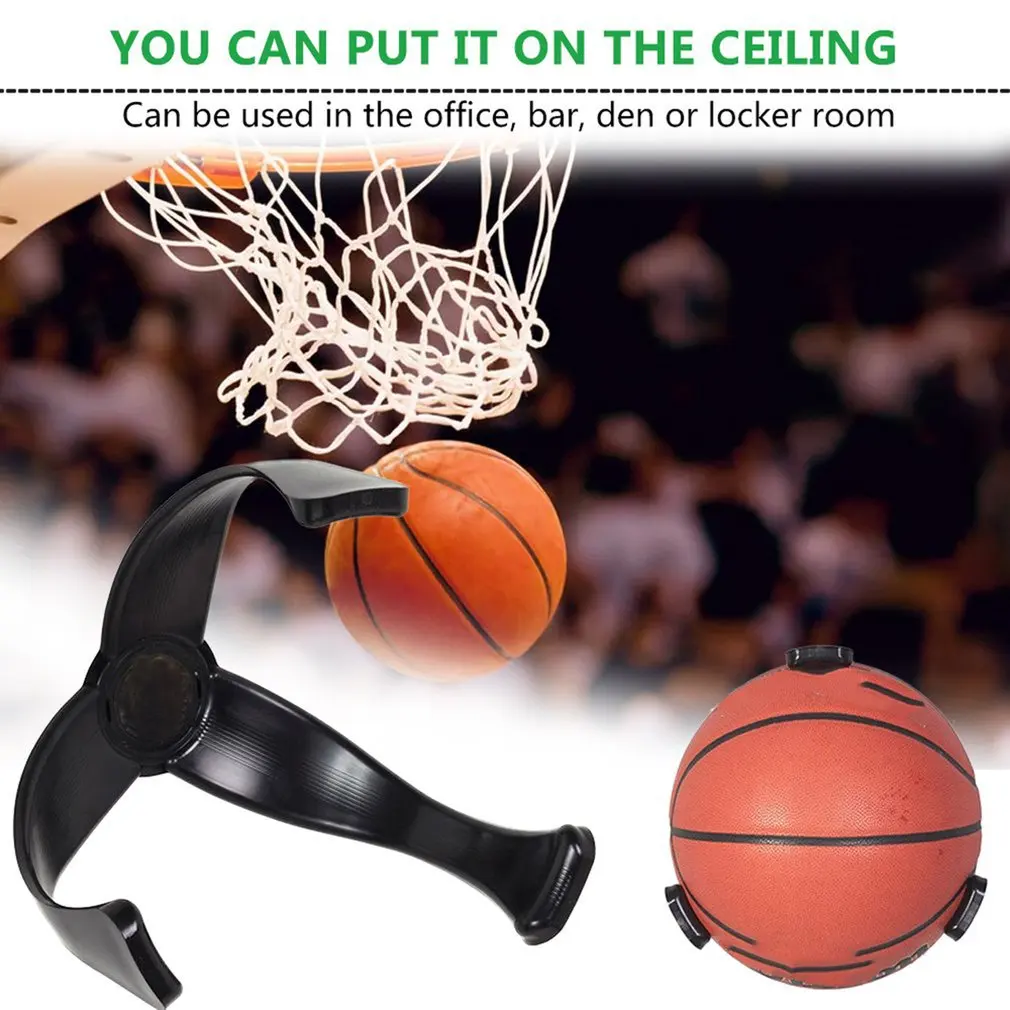 

2020 New Plastic Ball Claw Wall Mount Basketball Holder Football Storage Rack Ball Display Bracket Space Saver For Home Decor