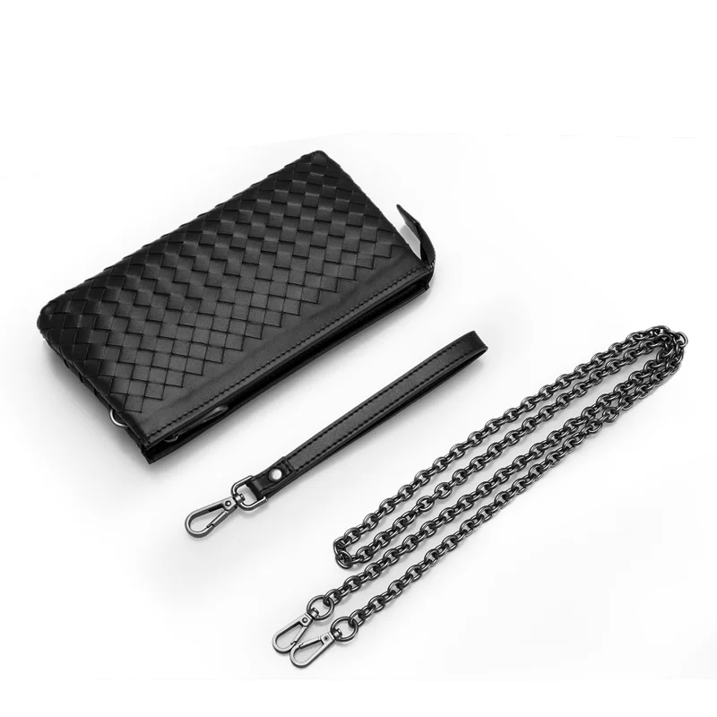 

Luxury Handbags Women Bags Designer Women Crossbody MiNi Wallet Mobile phone bag Purse Cow Leather woven chain bags