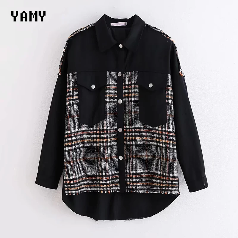 НОВАЯ шикарная Женская Лоскутная куртка пальто с карманами Винтажный стиль