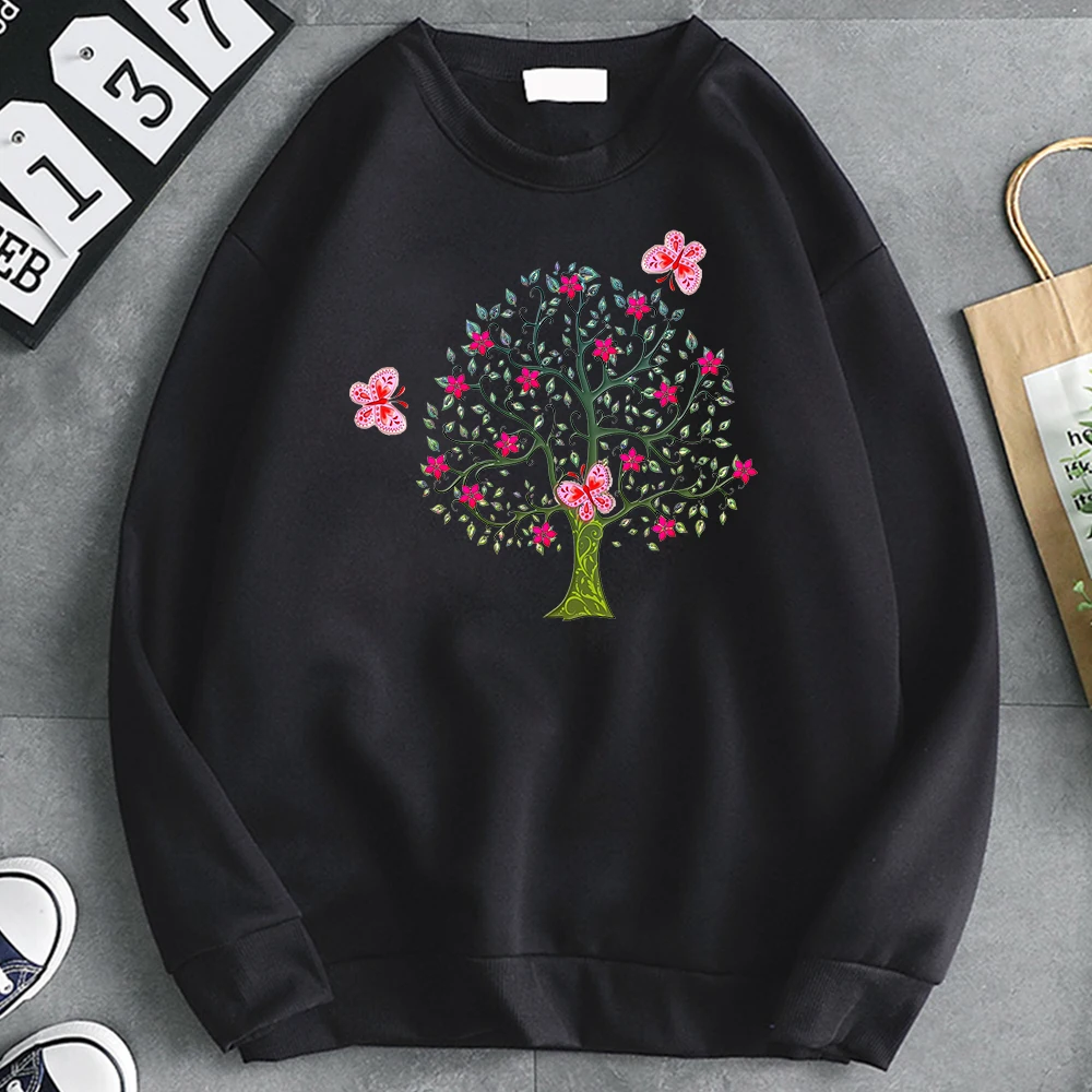 

Свитшот мужской с круглым вырезом и цветочным принтом