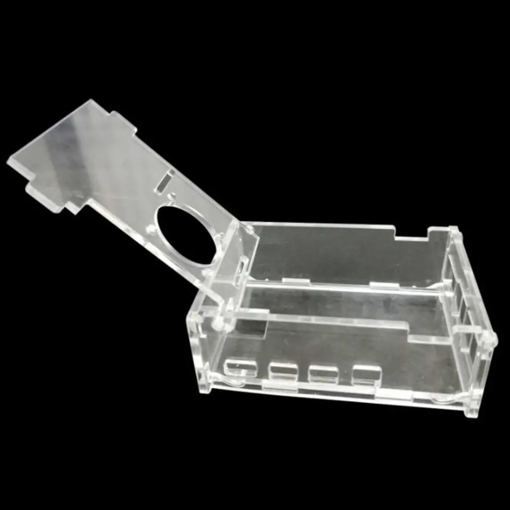 Для Raspberry Pi 3 акриловый чехол с прозрачной коробкой + вентилятор процессора шт.