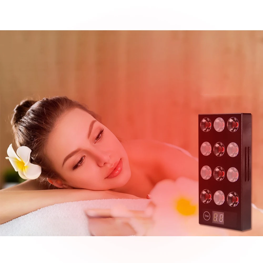 IDEAREDLIGHT RTL12-A Red Light Therapy Table Lamp Face Pimples Knee And Whole Body For Joint Pain Pimples And Dark Spots