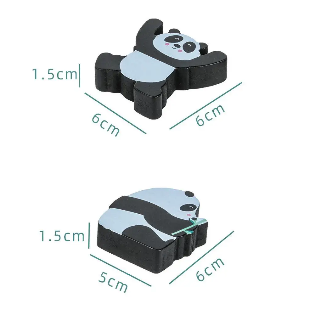 

12Pcs Kid Cute Panda Wooden Building Blocks Balance Blocks Stacking Game Interactive Montessori Puzzle Toy