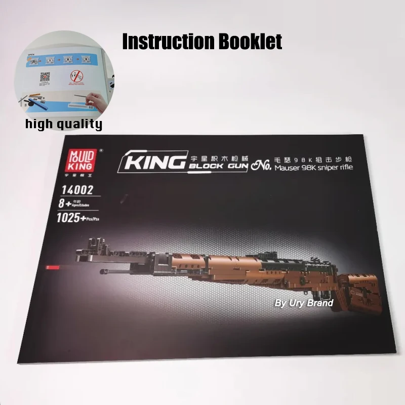 1025 шт. техническая серия снайперская винтовка 98k пистолет Can Fire набор пуль DIY