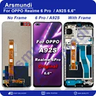 Оригинальный ЖК-дисплей для Realme 6 Pro RMX2061 RMX2063, сенсорная панель, дигитайзер для OPPO A92S, ЖК-дисплей с рамкой 6,6 дюйма