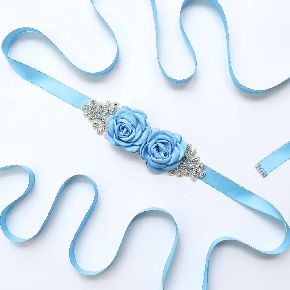 Свадебный модный пояс с цветочным принтом женские ремни для платья свадебный