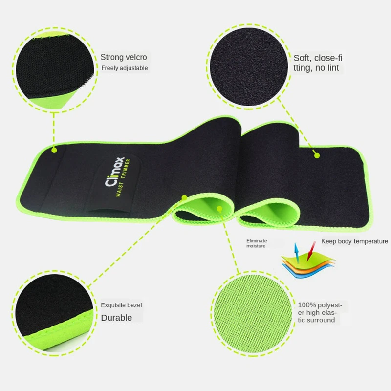 Карманный дизайнерский ремень для фитнеса потери веса впитывающий жир живот