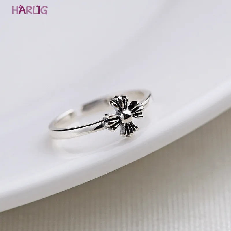 

Vintage resizable sterling silver 925 ring for women allergy free fashion jewelry