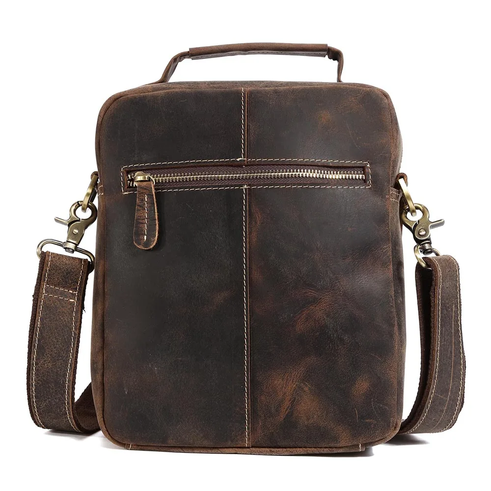 Роскошная сумка для IPAD из бычьей кожи Мужская крутая винтажная стильная