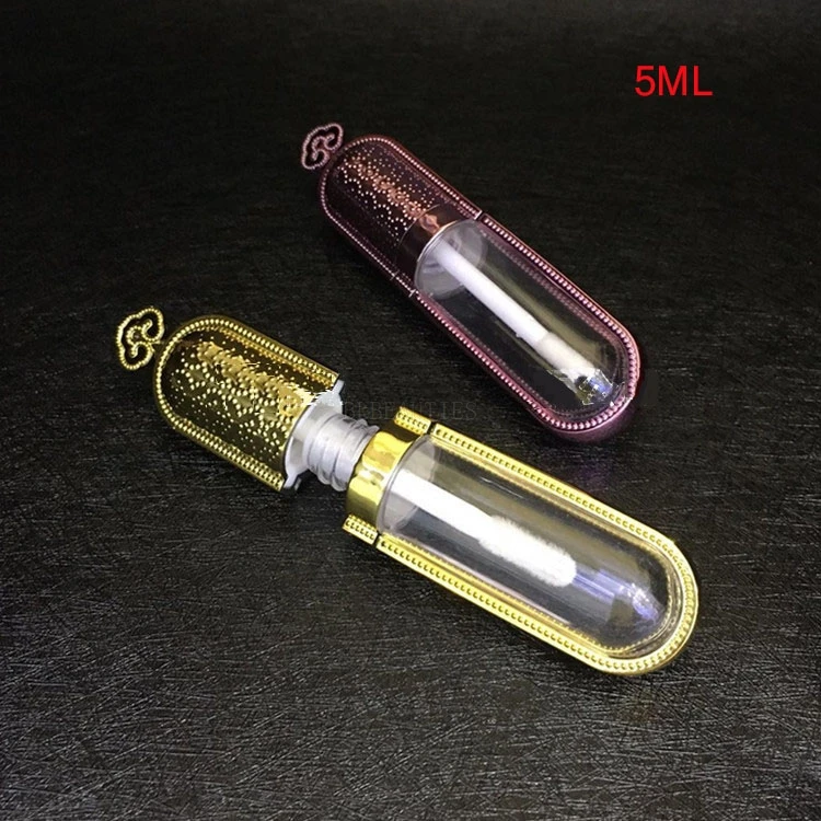 5 мл пустой контейнер для губной помады с крышкой короны прозрачный блеск губ