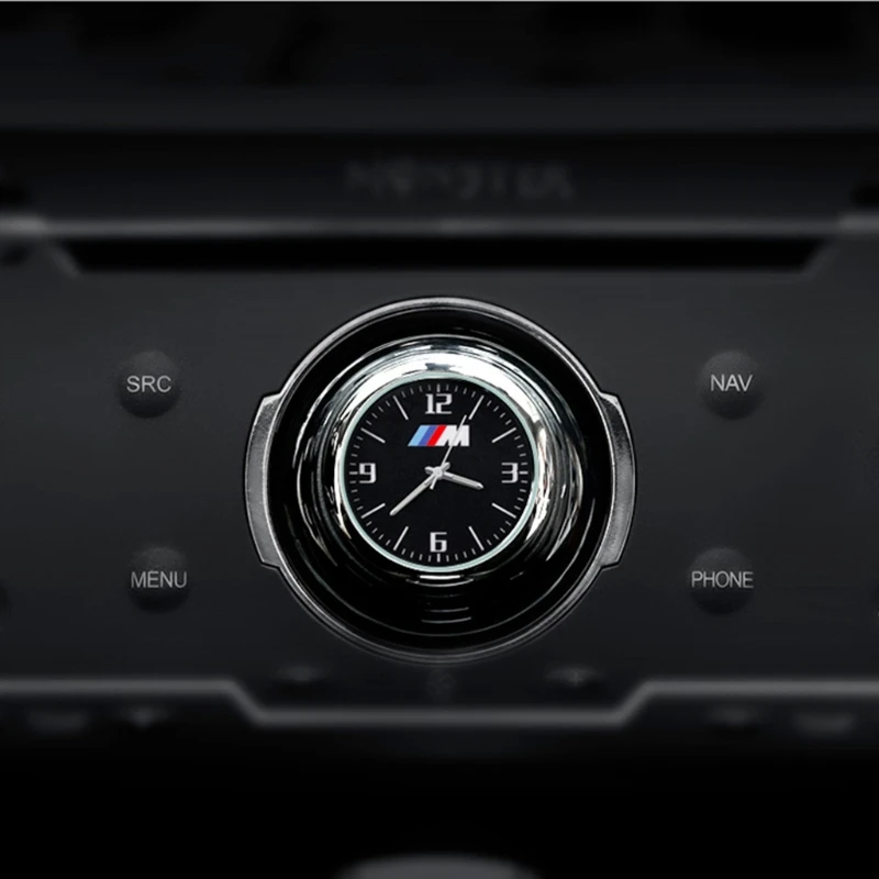 Mini Car Clock Quartz Analog Stick-On Dashboard Time Clip-on Air Vent Watch for Decorations | Автомобили и мотоциклы