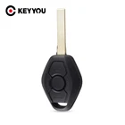 Чехол KEYYOU для дистанционного ключа с 3 кнопками, чехол для BMW 3 5 7 Series 325 325i 325ci 330 330i 325 325i 525 525i X5 X3 Z3 Z4