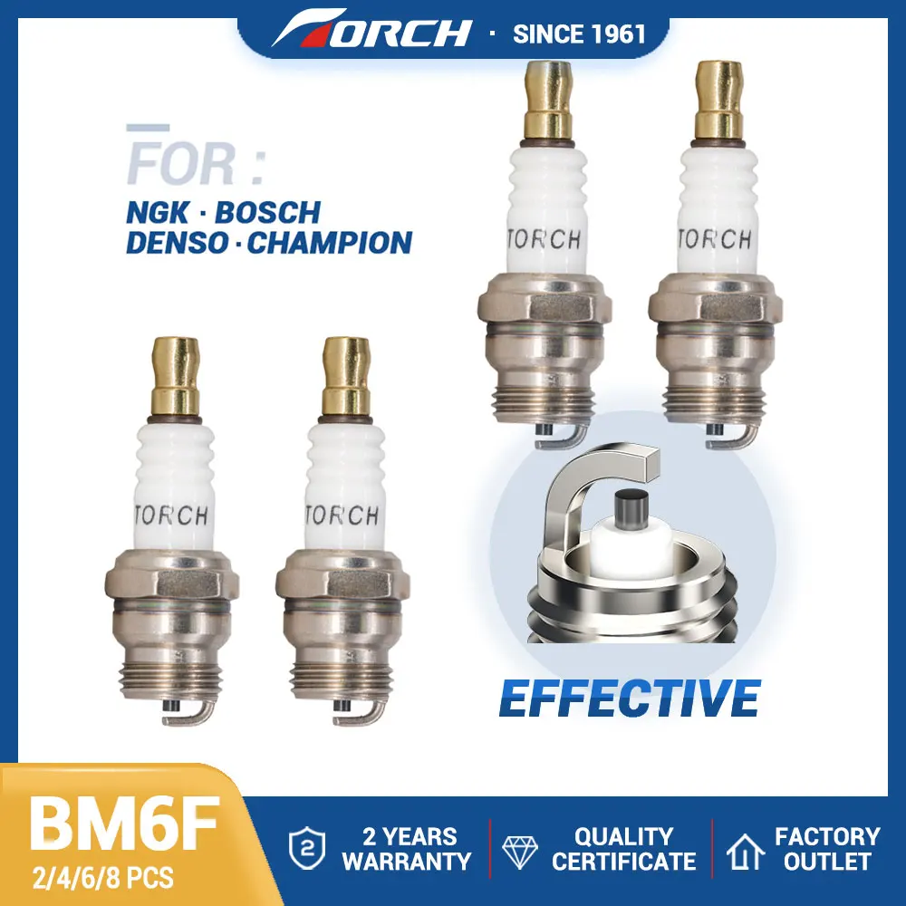 

Wagner 12448 Champion DJ8J Spark Plug Small Engine Replacement Torch Brand Bujia BM6F Fit for Lawn & Garden