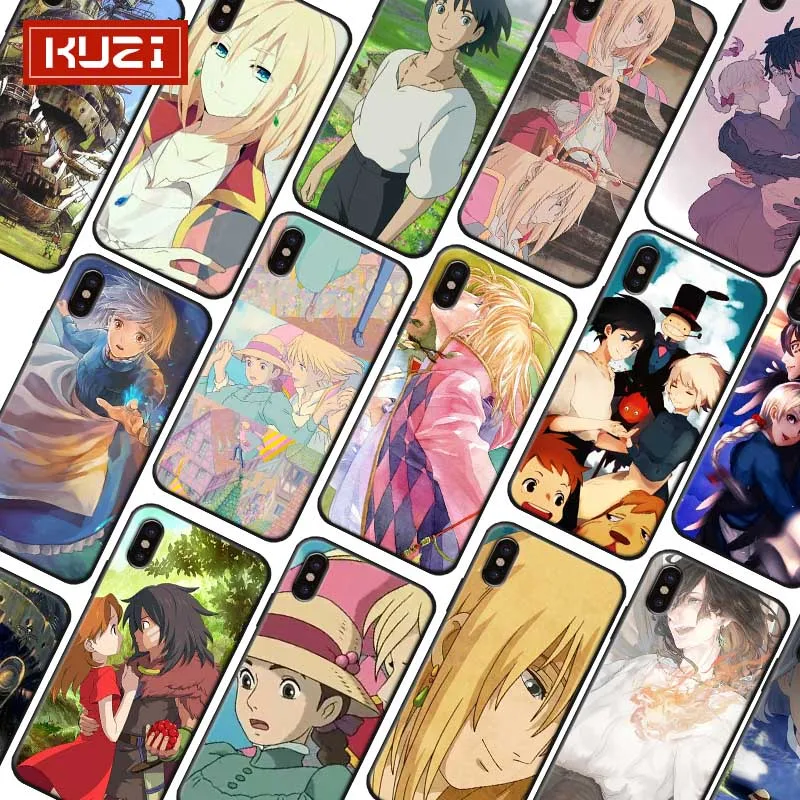 Phone Case For iPhone 11 Pro Max 2019 Soft silicone Cover Howls Moving Castle |