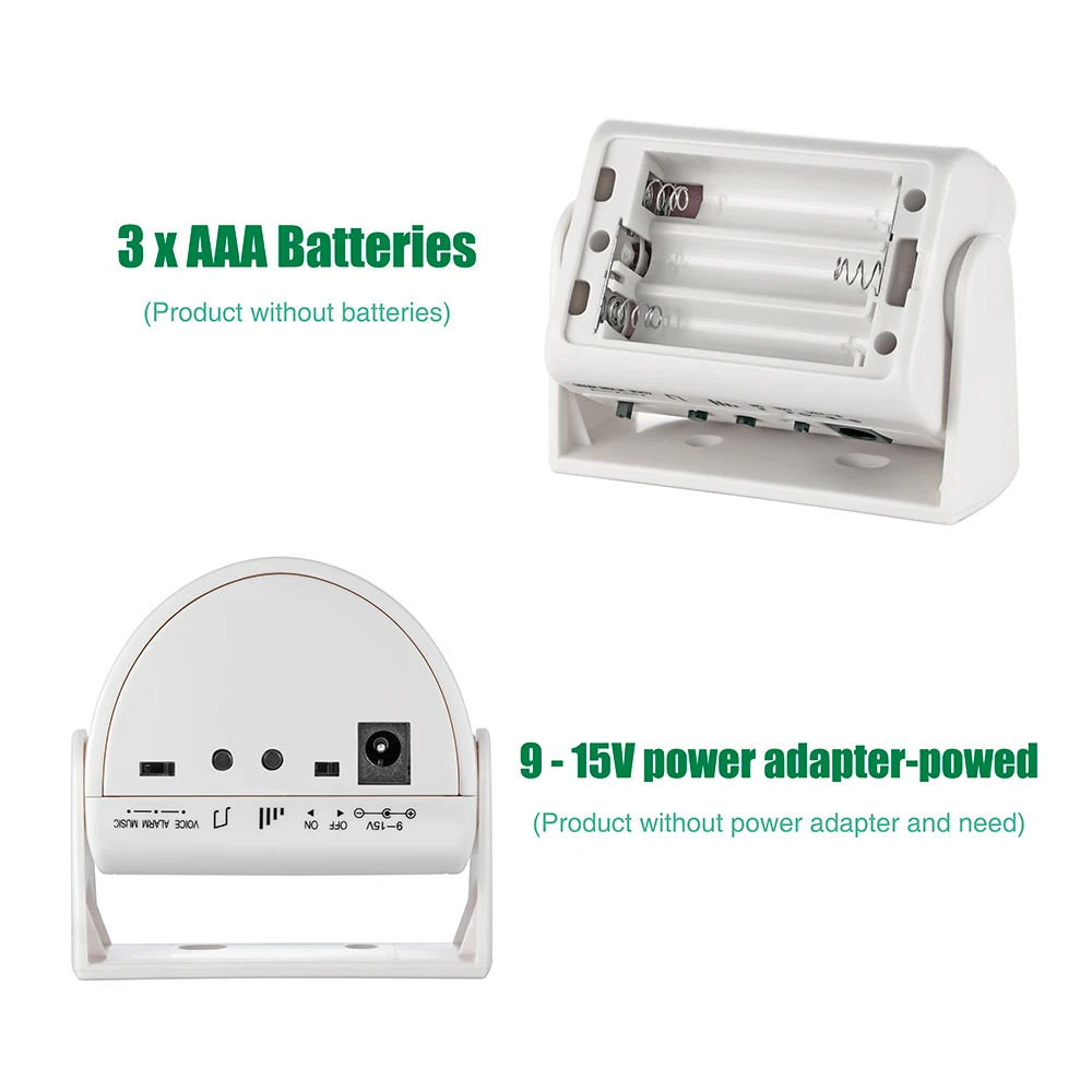 Беспроводной гостевой звонок FUERS с сигнализацией дверной пассивным ИК датчиком