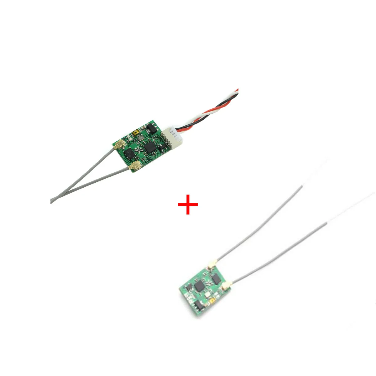 1pc R1 PLUS 1pc R1F Перемычка R8 R1 Plus R1F приемник 16CH Sbus для Frsky T16 Pro plus D16 D8 режим радиоуправления R8 только для PIX PX4 APM управление полетом - Color: 1pc R1 PLUS 1pc R1F