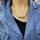 Ожерелье-цепочка Фигаро из нержавеющей стали