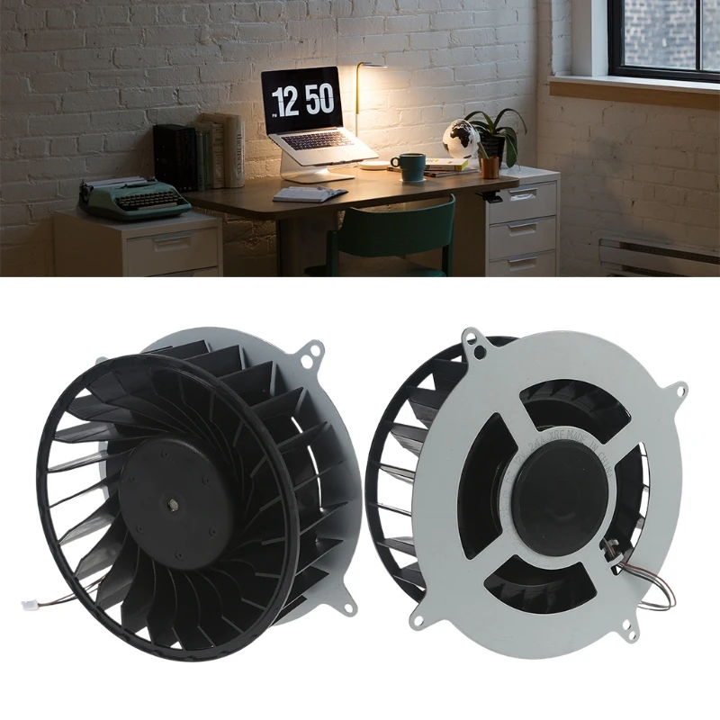 

Extreme Quiet Heatsink Fan Compatible with PS5 12047GA-12M-WB-01 NMB 12V DC12V 2.4A,23 Blades Cooler Fan