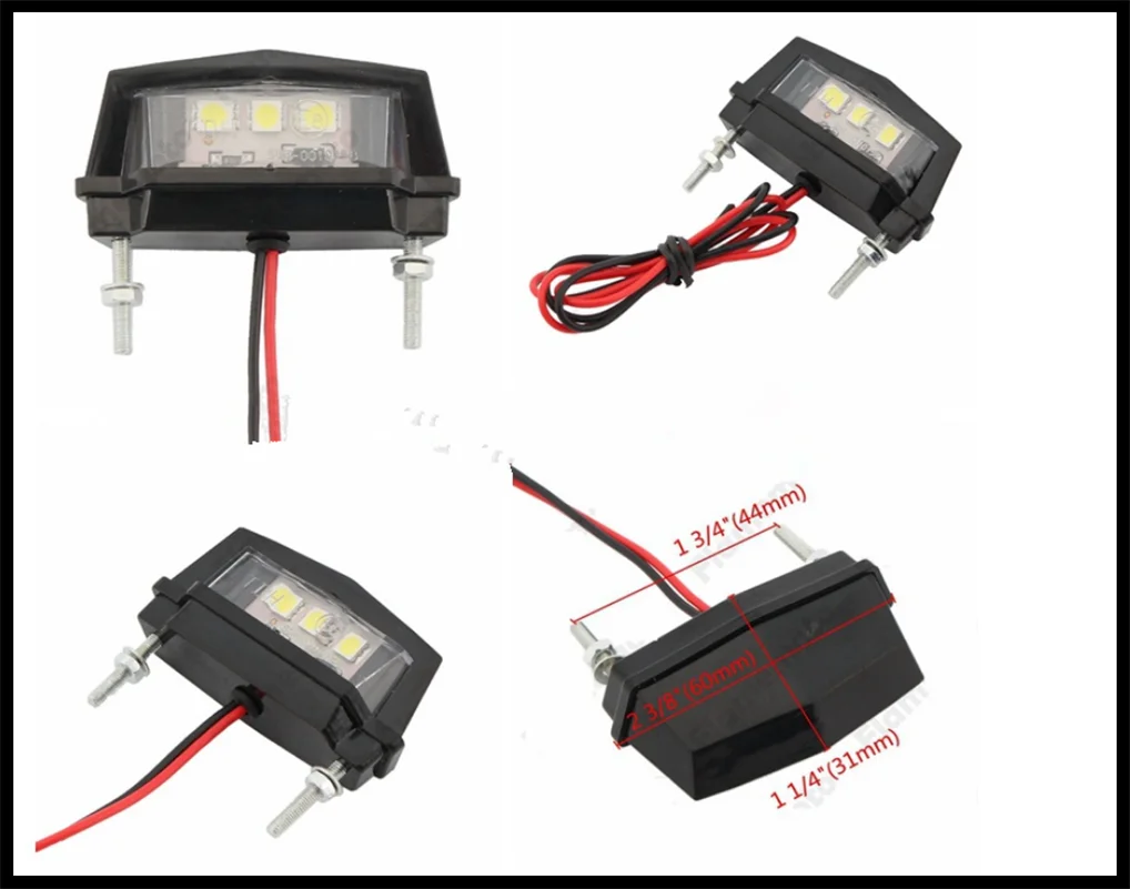 Лампа для номерного знака мотоцикла осветительная лампа HONDA CB190R VT1100 GROM MSX125 Honda XADV