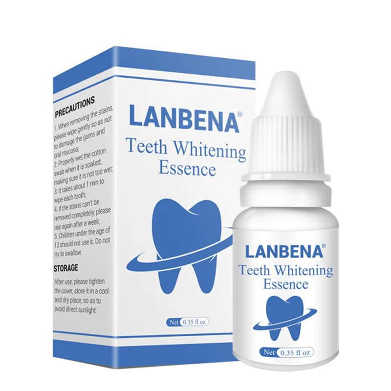 

Teeth Whitening Essence 10ml Tooth Brighten Liquid With Cotton Swabs teeth whitening kit bleach