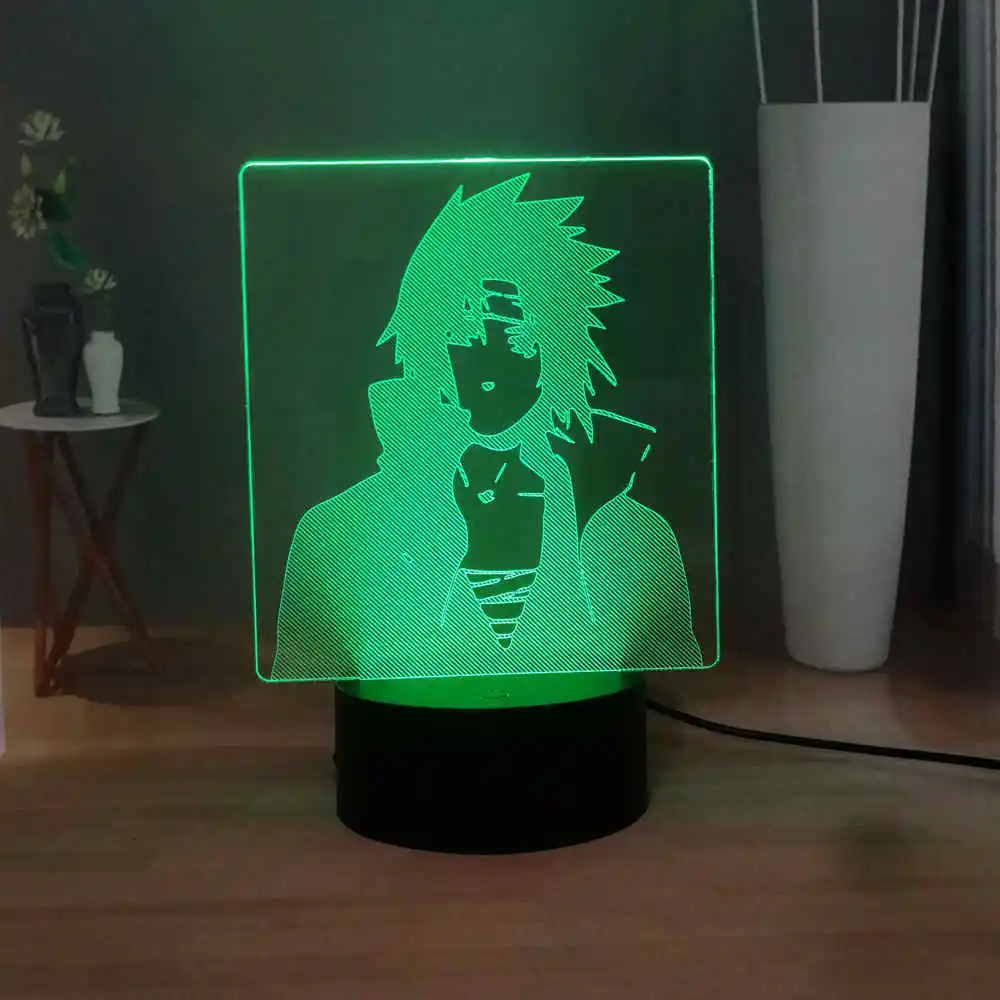 Лидер продаж у героя мультфильма Саскэ Утиха светодиодный ночной Светильник