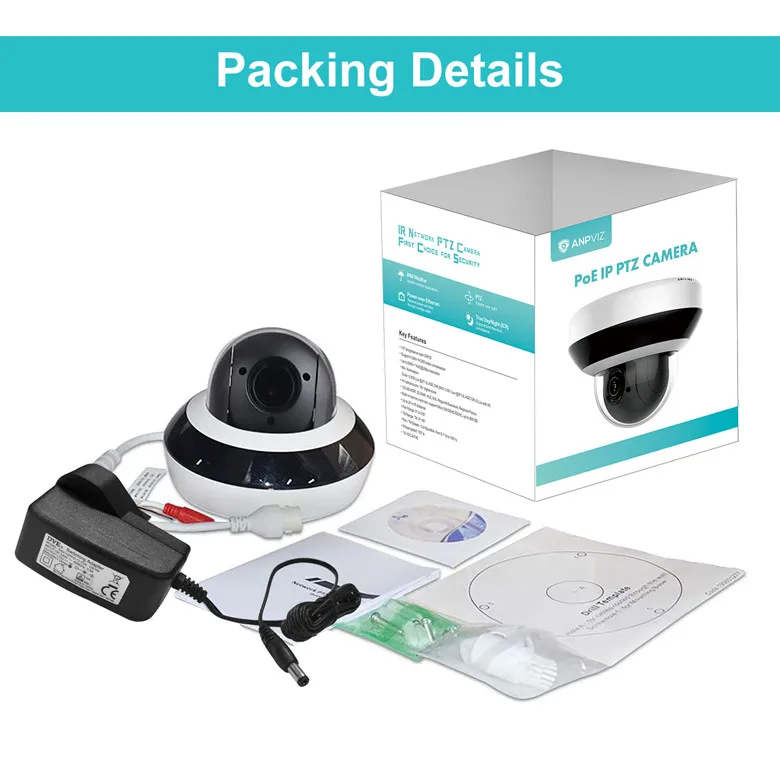 Hikvision H.265 8CH POE NVR комплект наружная CCTV система безопасности 4MP 4X Zoom PTZ ip-камера P2P комплект видеонаблюдения