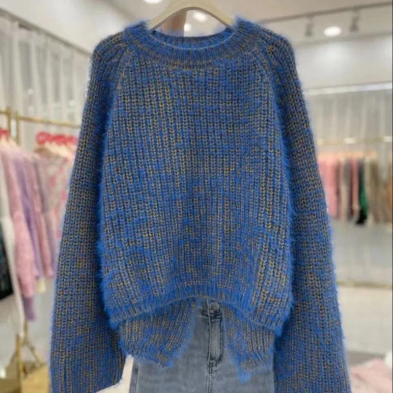 

Номер 216662, 3 ряда 2 】 пленка на сетевой схеме пуловеры с круглым воротником [3500] 50