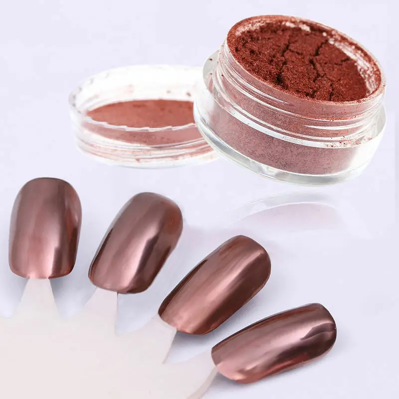 1x Magic Nail powder Дешевые 0,3 г зеркало неоновая блестящая для ногтей искусство сухие Блестки Русалка хром пигмент Пыль для домашнего маникюра художественное украшение - Цвет: 1x Magic Nail powder