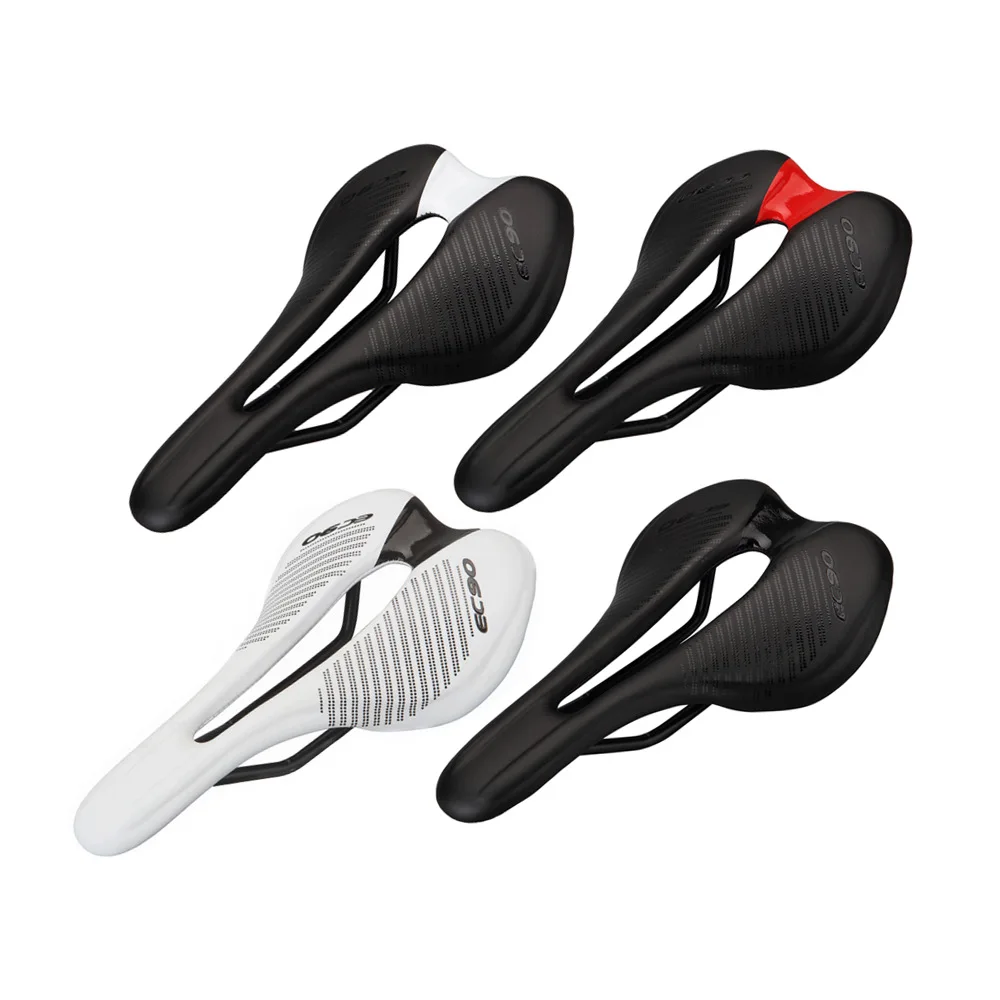 

2021 EC90 Bicycle Saddle comfort road MTB mountain Bike cycling saddle seat cushion bike leather saddle pad bicycle seat parts