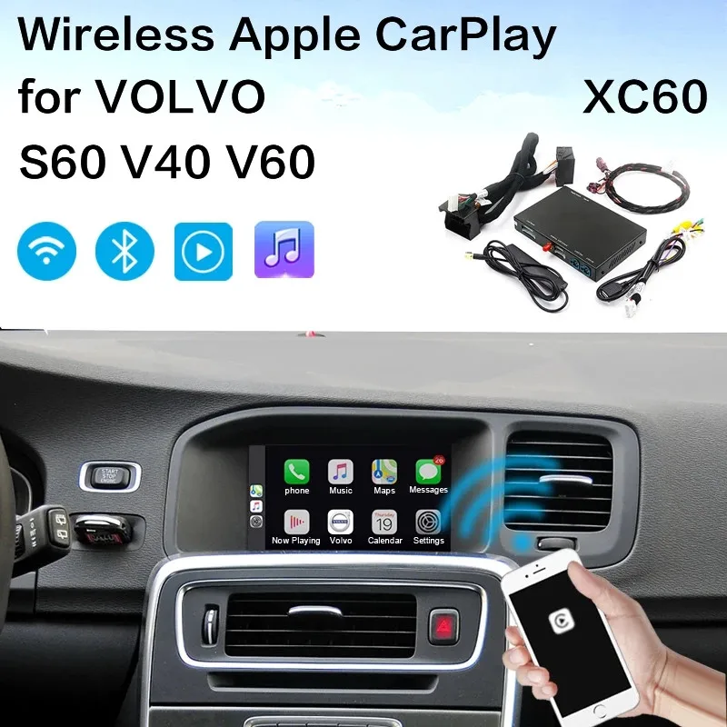 Беспроводной автомобильный модуль Apple Carplay Android для 15-2019 Volvo XC60 S60 V40 V60 оригинальное