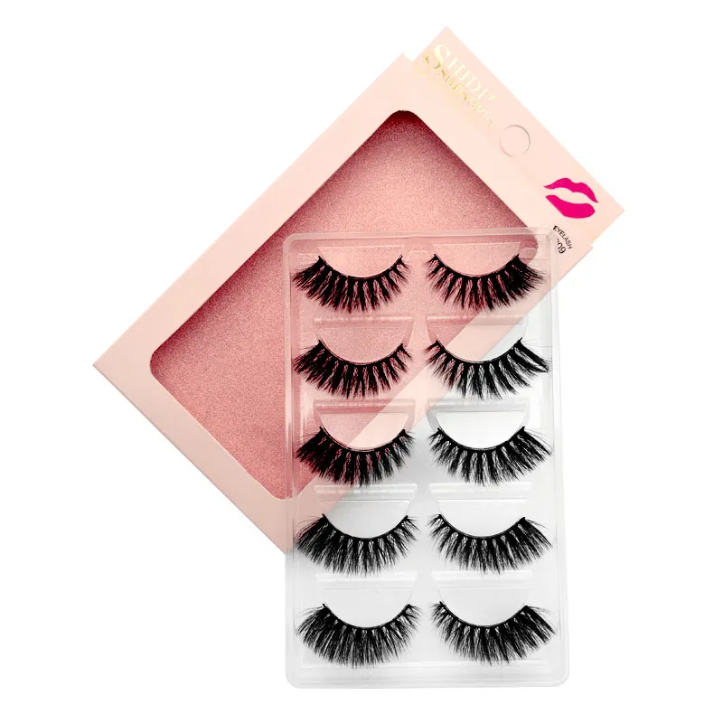 YSDO Lashes 5 пар, норковые ресницы, натуральные длинные 3d норковые ресницы ручной работы, накладные ресницы, накладные ресницы для макияжа