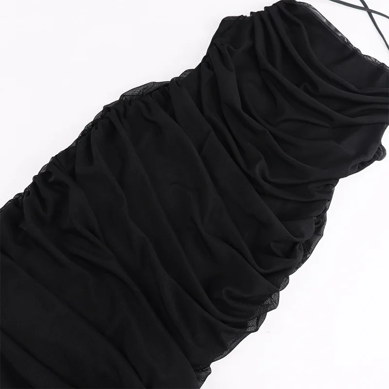 

Summer Dress Women's Spaghetti Strap Slim Backless Hip Mini Dress Club Party Black Red Bodycon Sexy Dresses Vestidos De Mujer