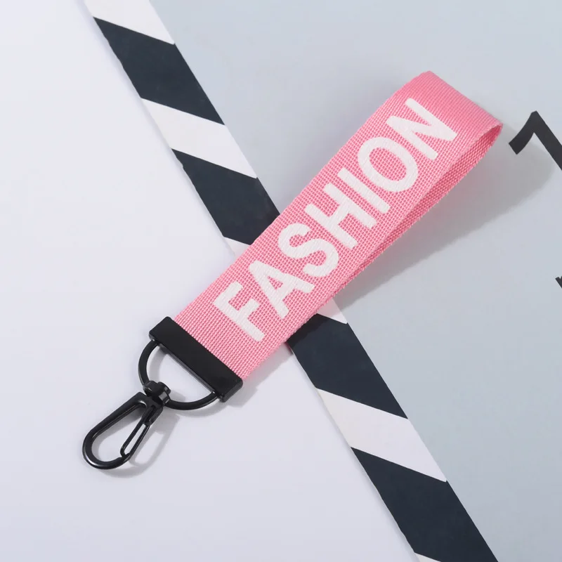 Модный шнурок с надписью тесьма лента шейный ремешок ткань для ID бейдж держатель