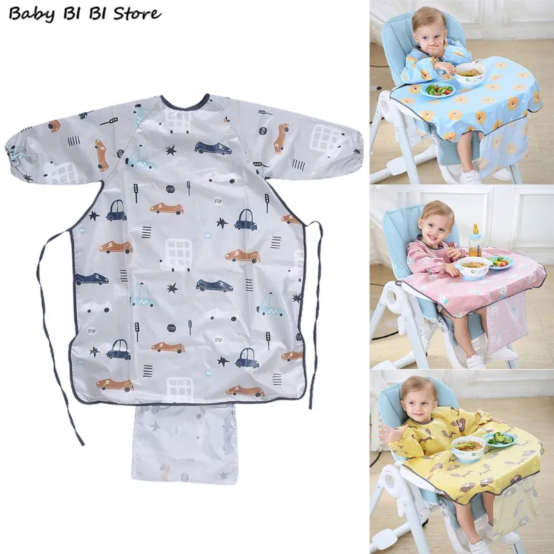 

1 Pc Newborns Bib Table Cover Baby Dining Chair Gown Waterproof Saliva Towel Burp Apron Food Feeding Accessories