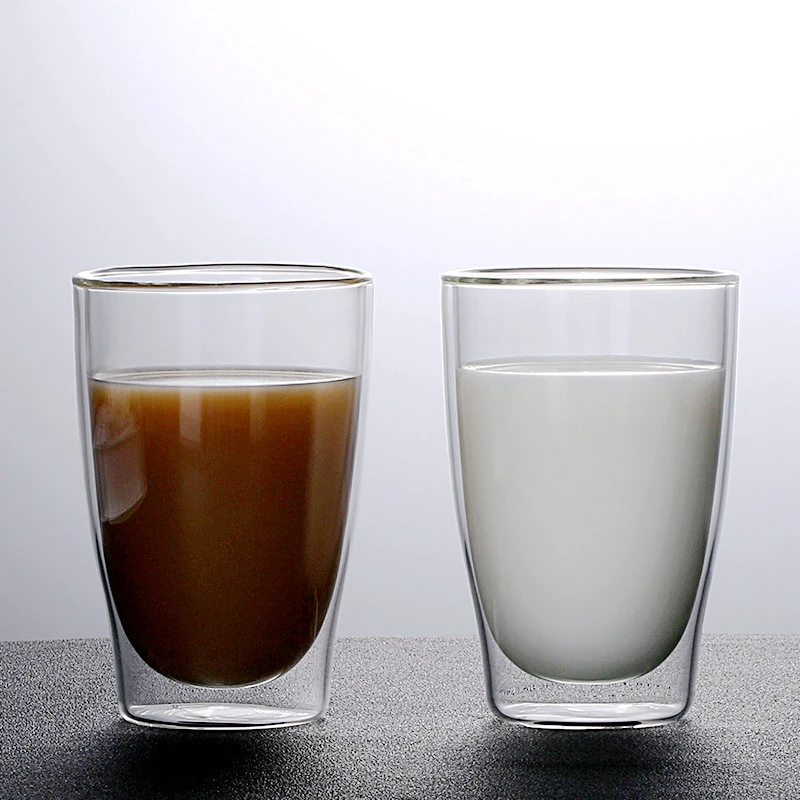 

Термостойкие прозрачные чашки Arshen с двойными стенками, 400 мл