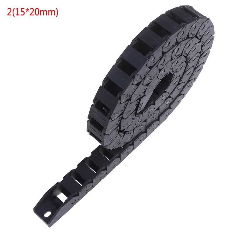 Cable Chain Semi-Enclosed Wire Transmission Carrier Plastic Drag Towline For 3D Printer CNC Engraving Machine 15-50mm