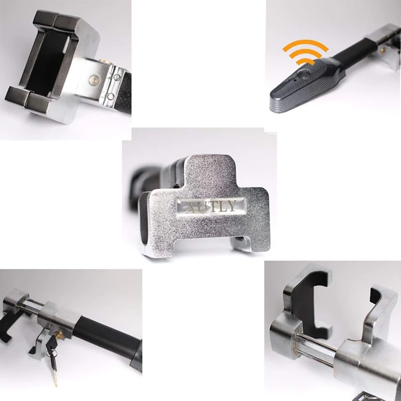 Универсальный автомобильный Противоугонный замок на рулевое колесо с ключами