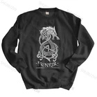 Мужская Осенняя толстовка, черная толстовка с капюшоном, толстовка викингов, Локи, сон Фенрир, мужские брендовые топы с волком из скандинавской мифологии, тонкий стиль