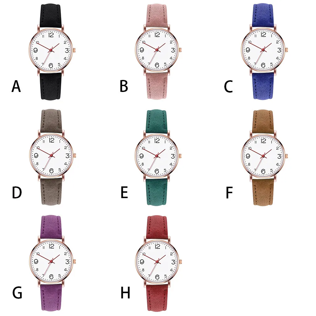 

Women's Quartz Watch Fashion Temperament Women's Belt Watch Analog Round New Multi-Color Hot Selling Elegant 05*