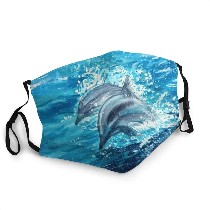 

Маска унисекс, моющаяся, с морским дельфином, для взрослых