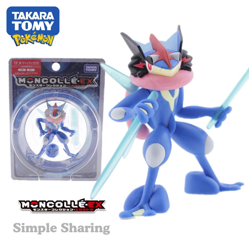Takara tomy tomica moncolle ex pokemon figures greninja esp 04 Горячая Аниме Фигурка Волшебная digimon kids bauble diecast детские игрушки