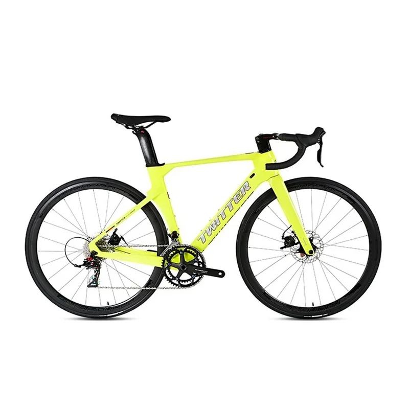 

TWITTER new R10 RS-22Speed fully hidden internal wiring hydraulic disc brake carbon fiber road bike 700c off-road racing bicycle