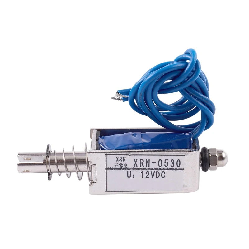 Solenoid electric solenoid type push / pull 10 mm DC 12 V 2.1 kg force | Обустройство дома